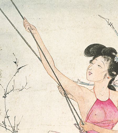 渝北区-胡也佛的仕女画和最知名的金瓶梅秘戏图